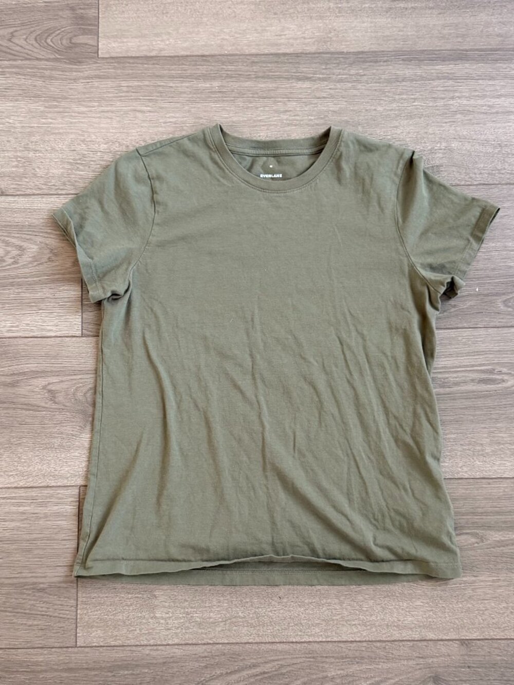 Everlane The Organic Cotton Slim Crew Tee - Kalamata